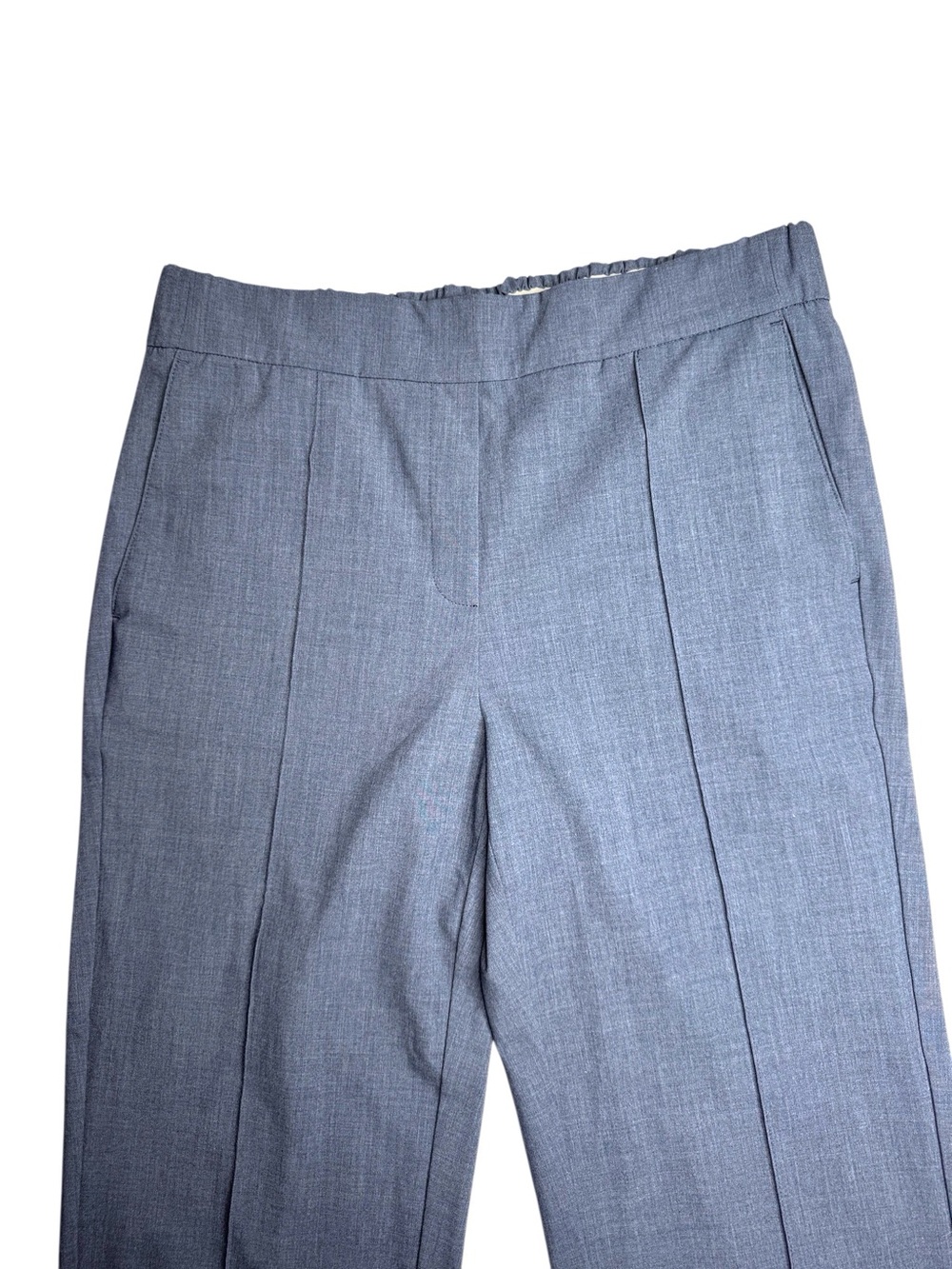 Woman’s Ministry Of Supply Velocity Pintuck Pull On Dress Pants Blue Size Large